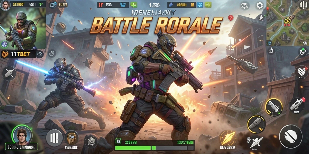 Tampilan gameplay seru di arena pertempuran 11TBET.