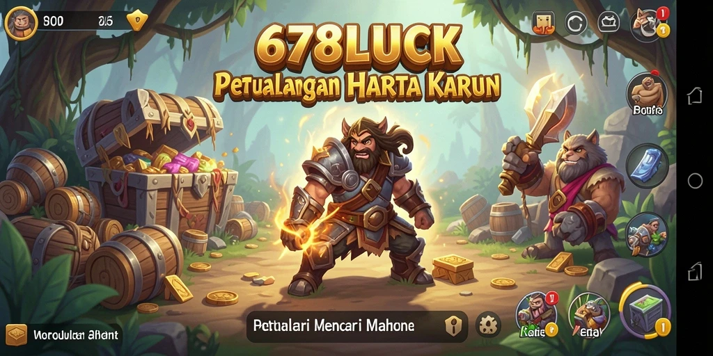 Tampilan gameplay <strong>678LUCK</strong> yang menakjubkan dan mendebarkan.