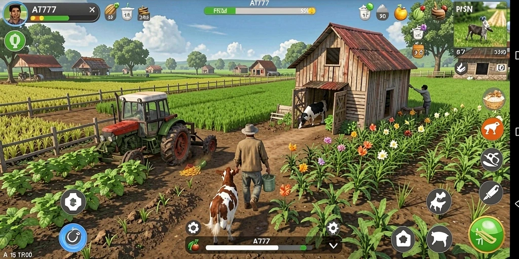 Gameplay pertanian yang menarik dan interaktif di AT777.