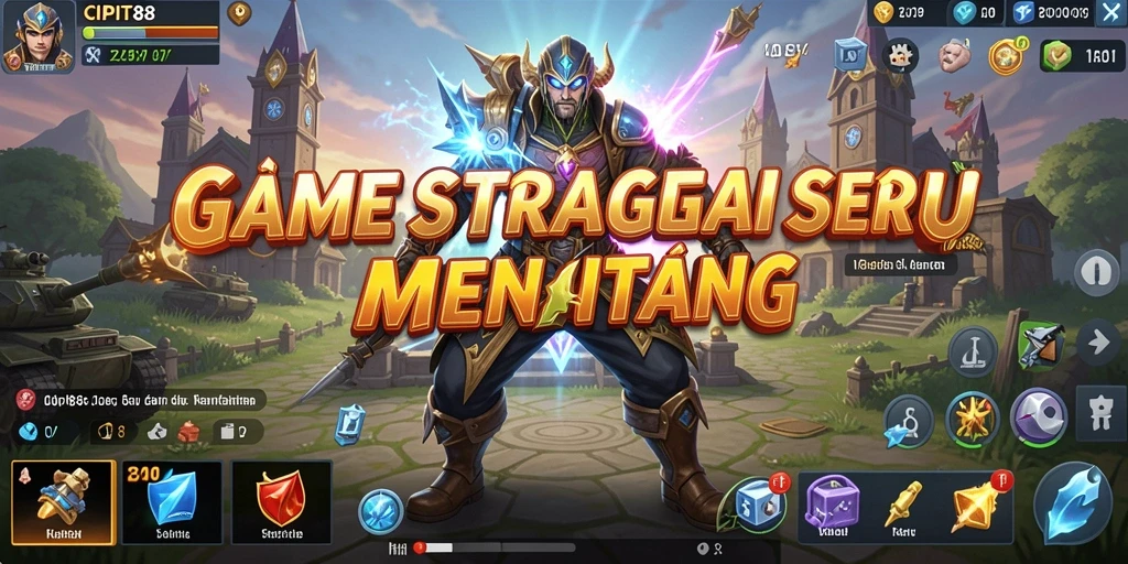 Tampilan gameplay menarik dari CIPIT88 yang menantang strategi.