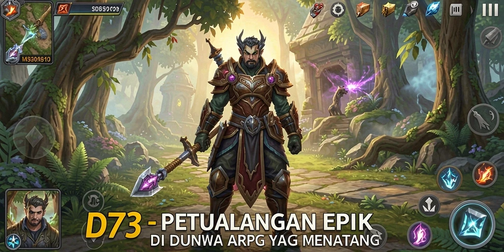 Screenshot menampilkan aksi pertarungan yang intens di D73.