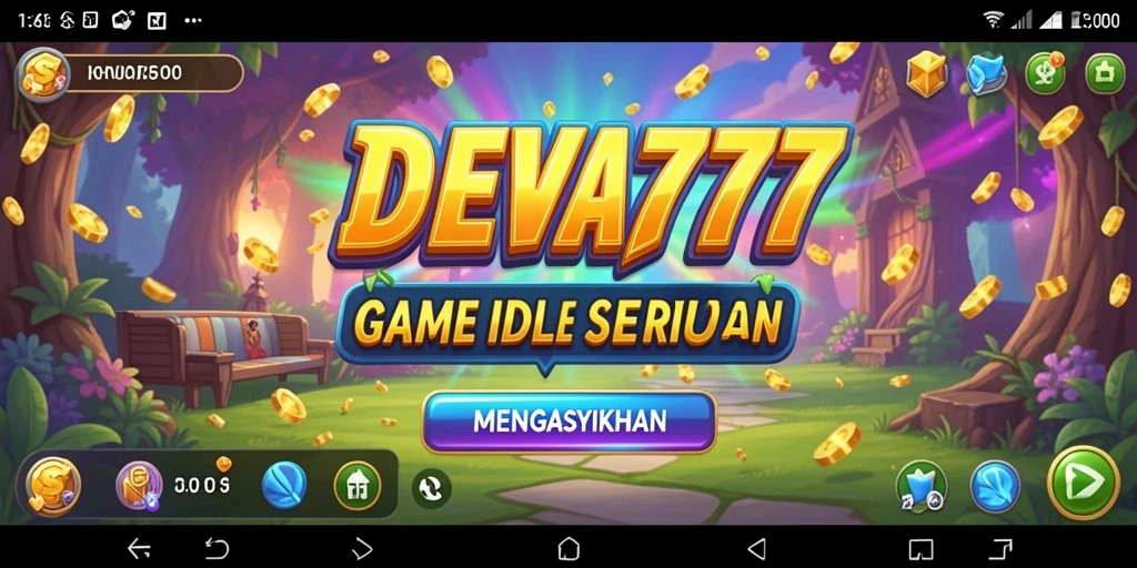 Tampilan gameplay DEWA777 yang menarik dan penuh warna.