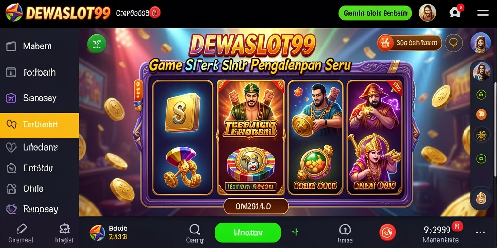 Tampilan gameplay DEWASLOT99 yang menarik dan seru.