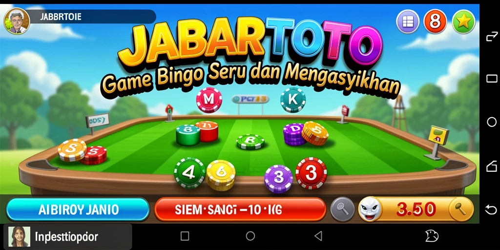 Screenshot JABARTOTO menampilkan gameplay Bingo yang menarik.