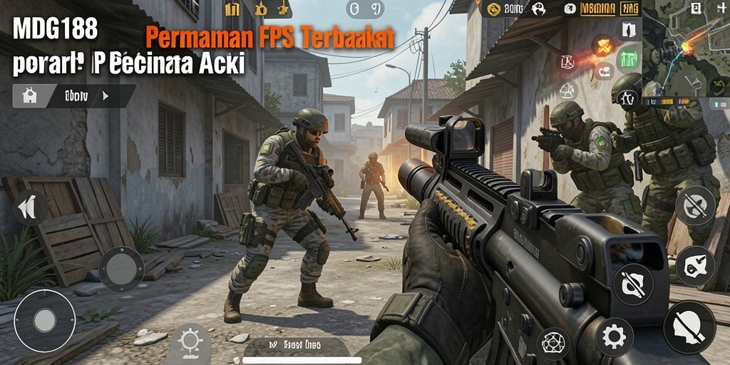 Gameplay mendebarkan dalam MDG188 dengan aksi tembak-menembak.