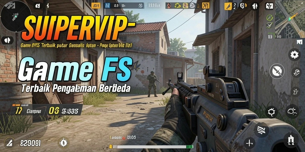 Tangkapan layar gameplay SUPERVIP yang intens dan mendebarkan.