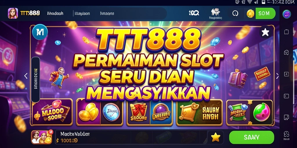 Tampilan gameplay Slot di TTT888 yang seru dan mengasyikkan.